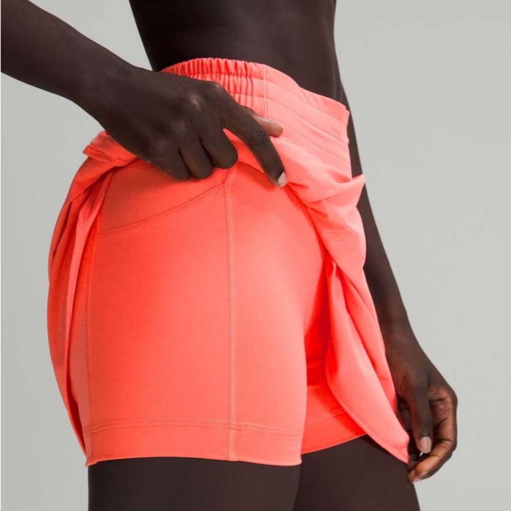 Lululemon coral Hotty Hot Tennis Skirt - Picture 3 of 10